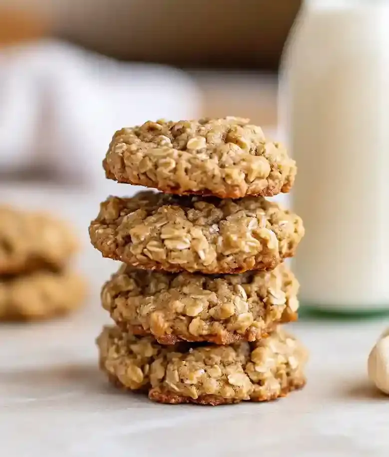 Easy Peanut Butter Oatmeal Cookies