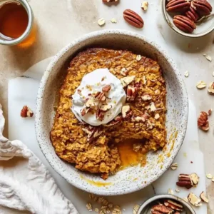 Easy Pumpkin Baked Oatmeal Recipe