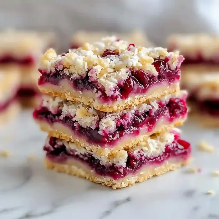 Easy Red Tart Cherry Pie Bars