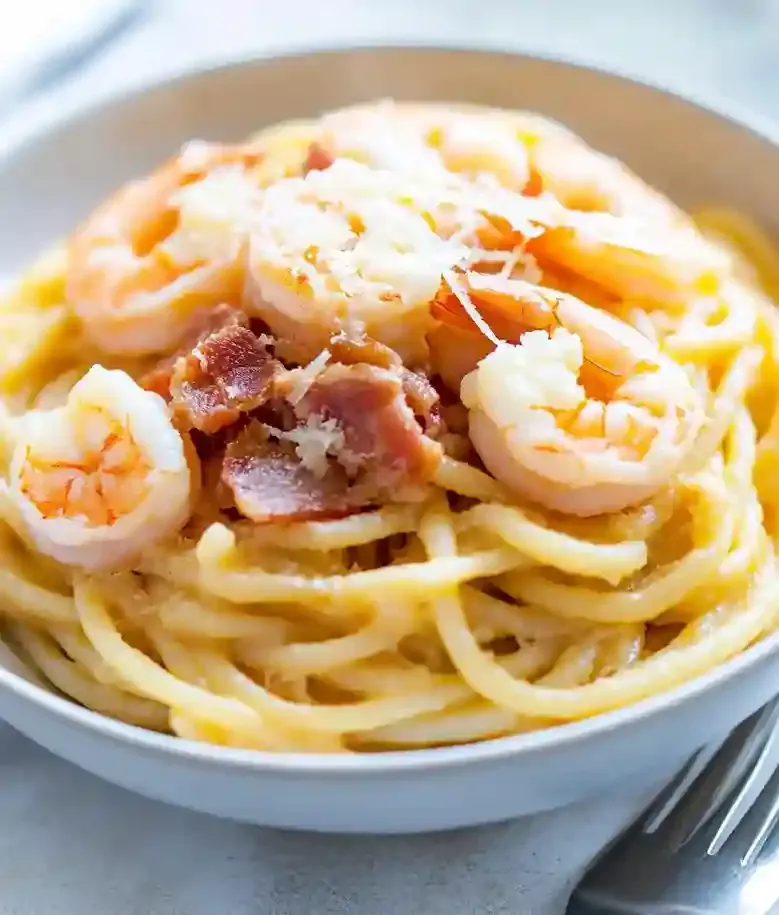 Easy Shrimp Carbonara Recipe