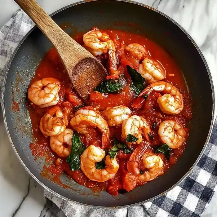 Easy Shrimp Marinara Pasta Recipe