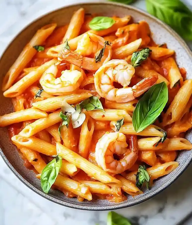 Easy Shrimp Penne alla Vodka