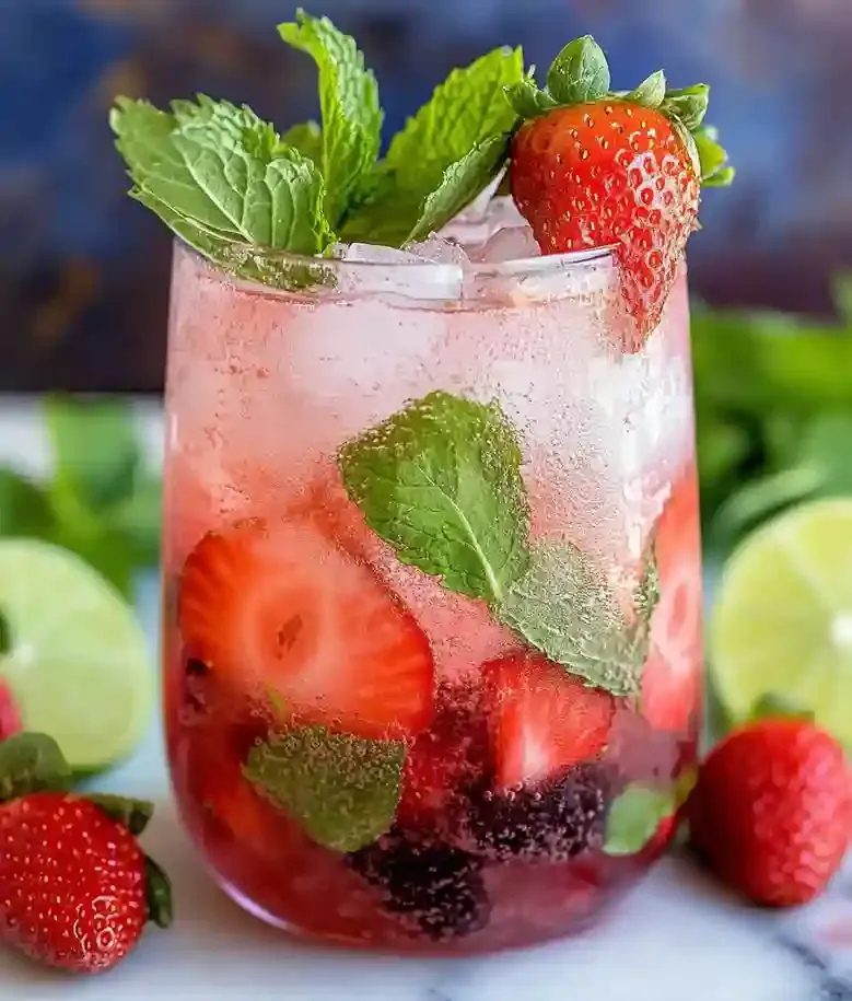 Easy Strawberry Mocktail Recipe