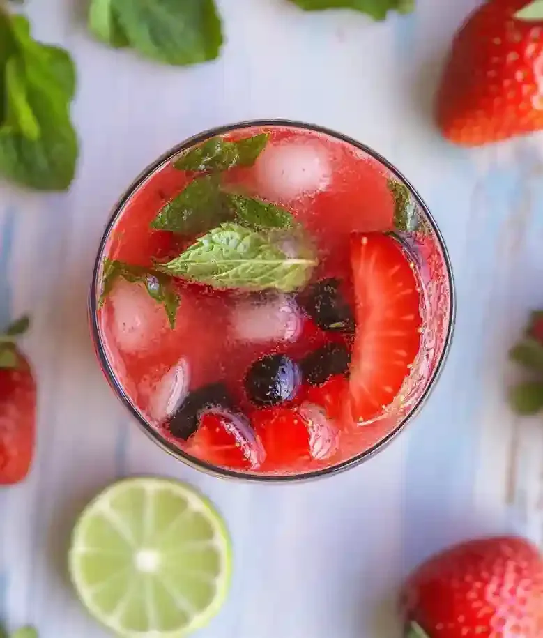 Easy Strawberry Mocktail Recipe