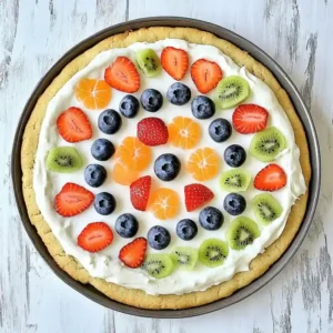 Easy Sugar Cookie Fruit Pizza