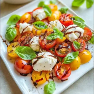 Easy Tomato Burrata Salad Recipe