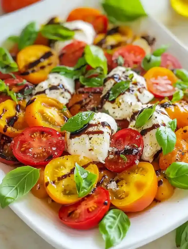 Easy Tomato Burrata Salad Recipe