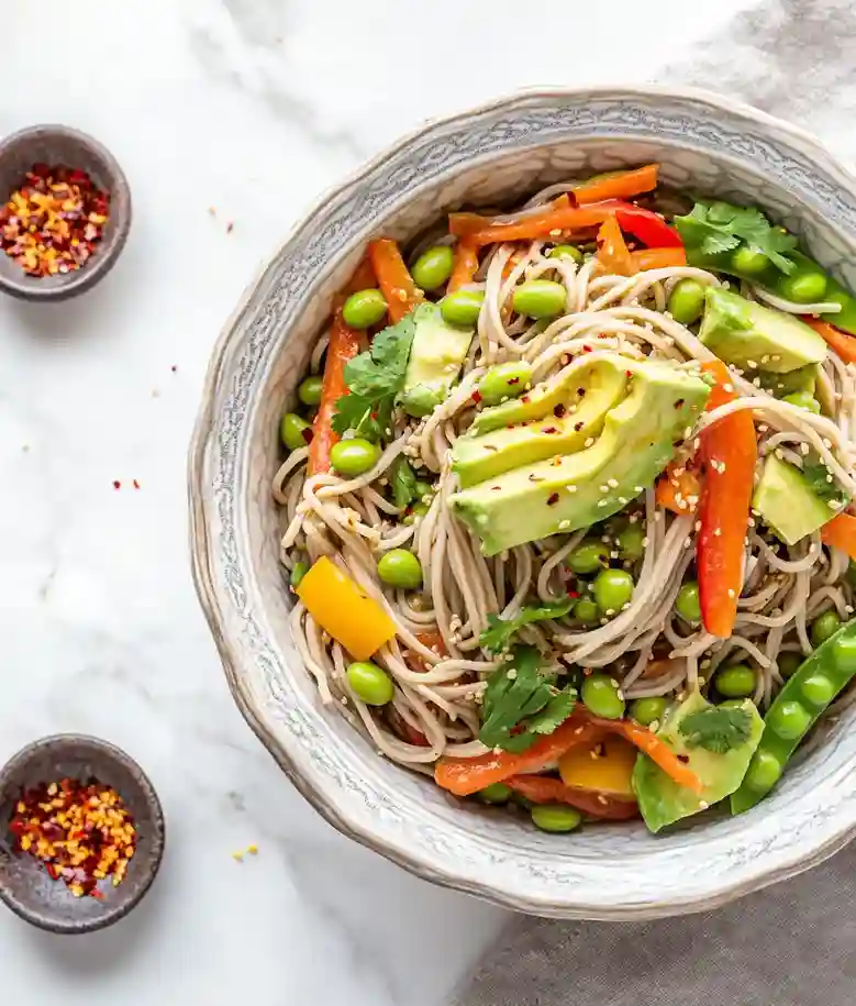Easy Vegan Miso Noodle Salad