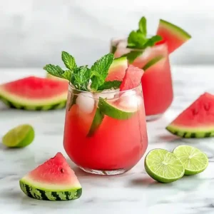 Easy Watermelon Mocktail Recipe