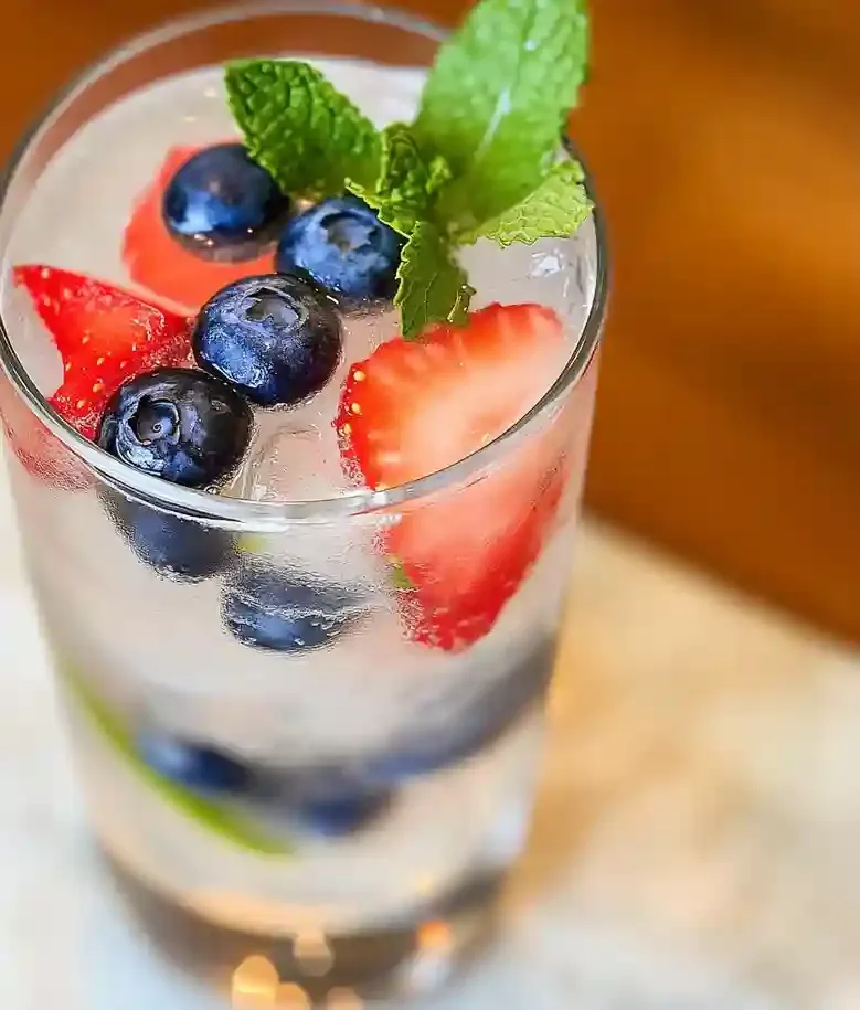 Festive 4th of July Mocktail