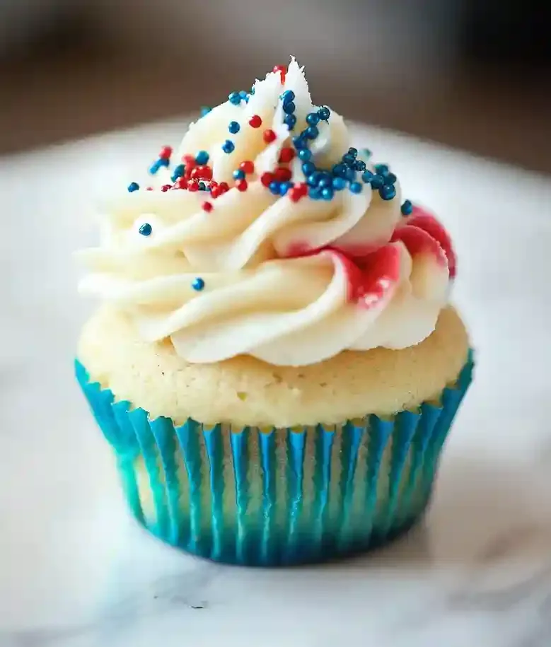 Festive Fourth of July Cupcakes