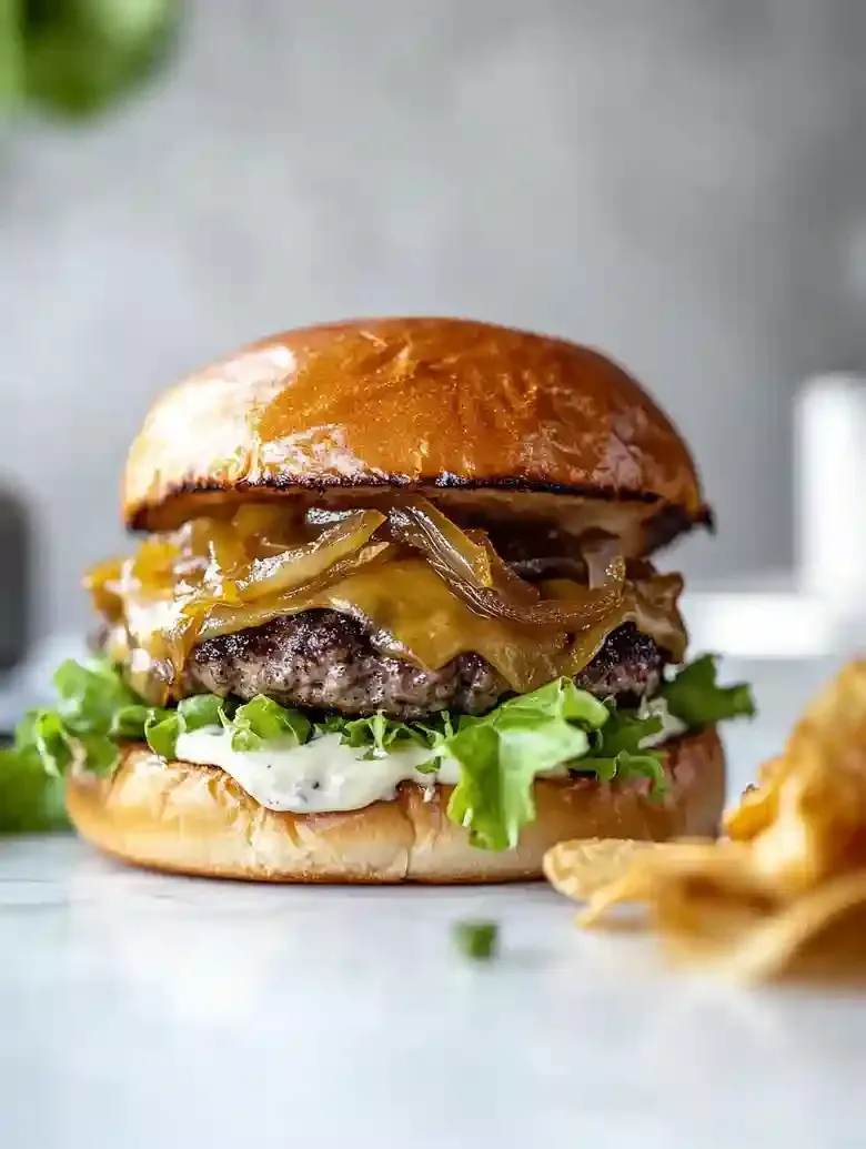 Flavorful Caramelized Onion Smash Burgers