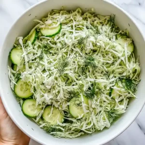 Fresh Cabbage Cucumber Salad Recipe