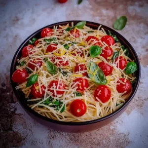 Fresh Lemon Capellini Salad Recipe