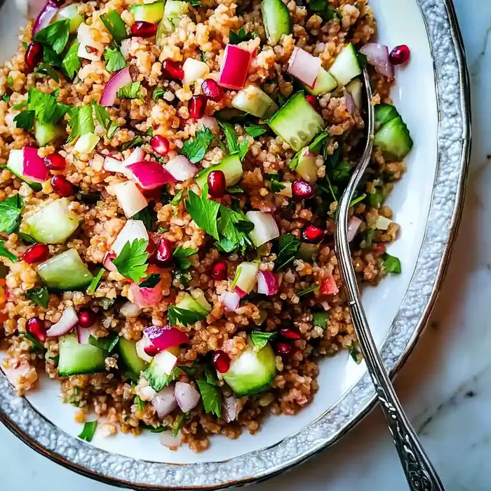 Fresh Mediterranean Bulgur Salad Recipe