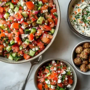 Fresh Mediterranean Cucumber Salad