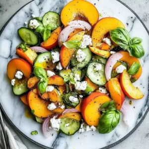 Fresh Nectarine Salad with Goat Cheese