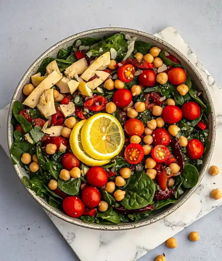 Fresh Vegan Mediterranean Orzo Salad