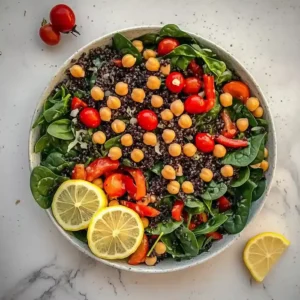 Fresh Vegan Mediterranean Orzo Salad