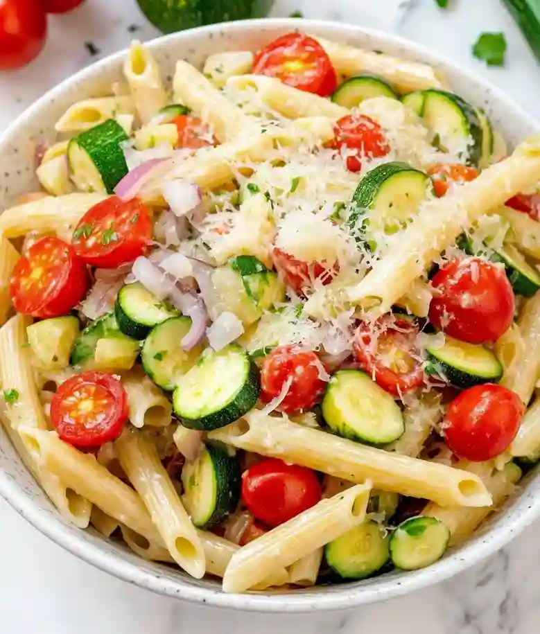 Fresh Zucchini Pasta Salad Recipe