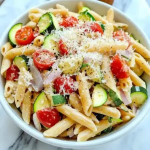 Fresh Zucchini Pasta Salad Recipe