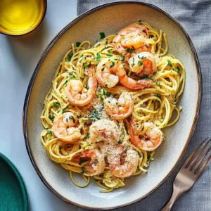 Garlic Shrimp Cacio e Pepe