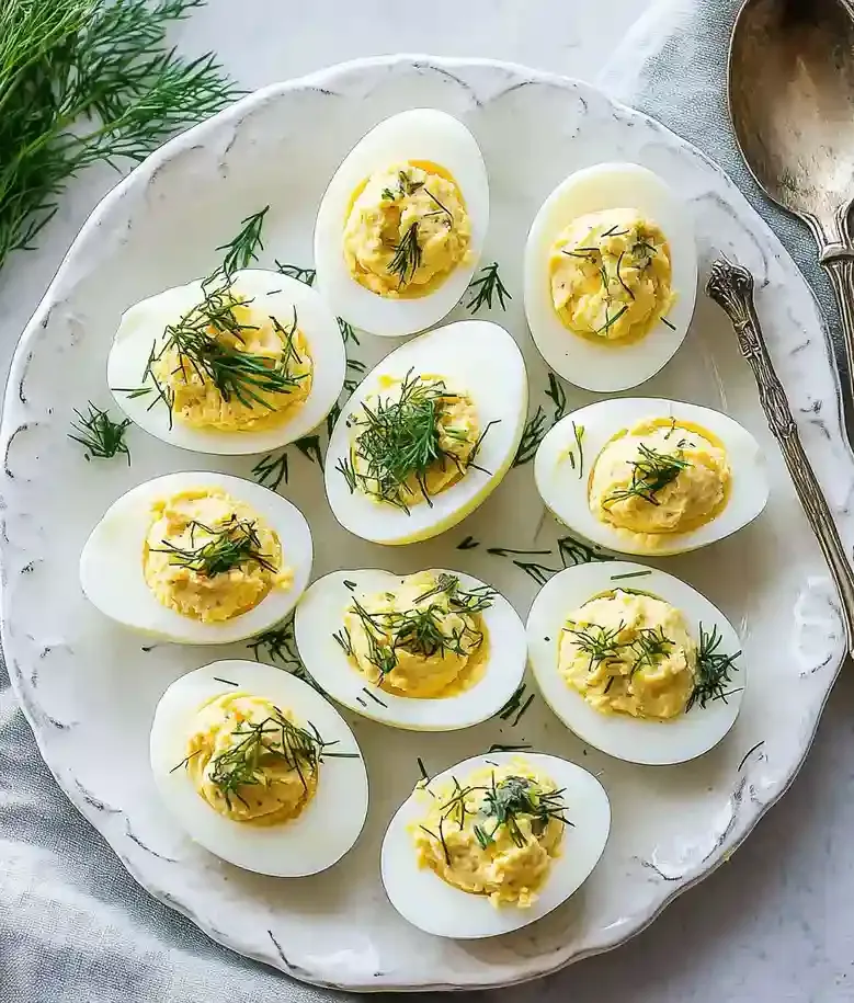 Gourmet Truffle Deviled Eggs
