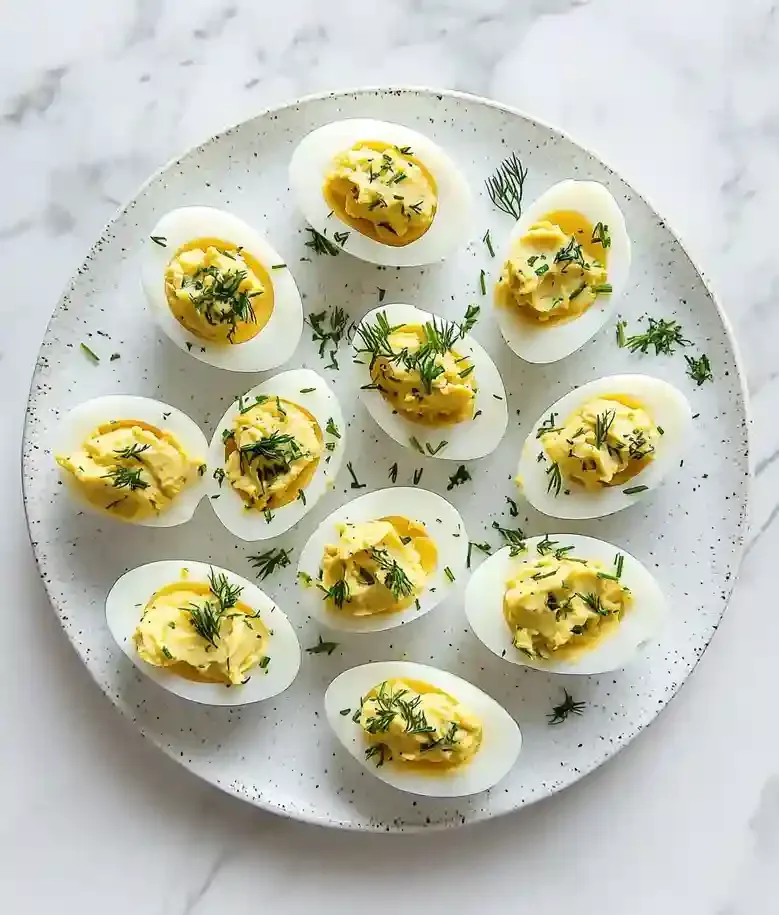Gourmet Truffle Deviled Eggs