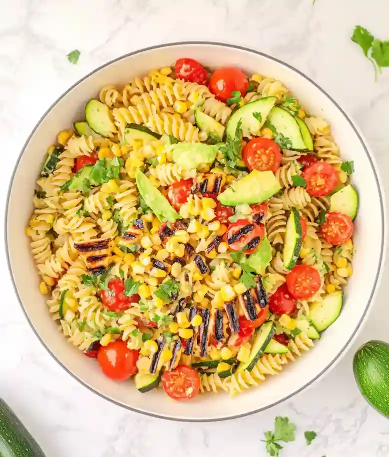 Grilled Corn Pasta Salad Recipe