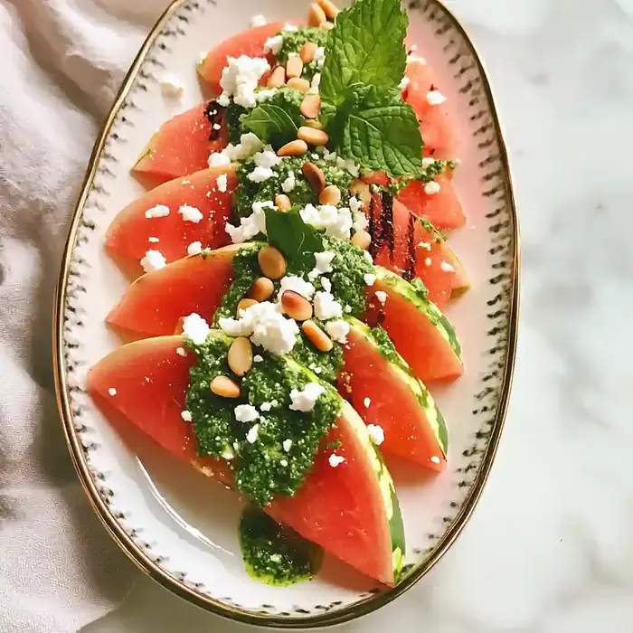 Grilled Watermelon Salad with Feta
