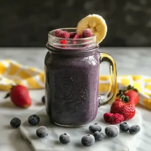 Healthy Berry Egg White Smoothie