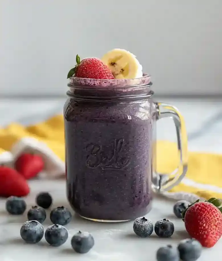 Healthy Berry Egg White Smoothie