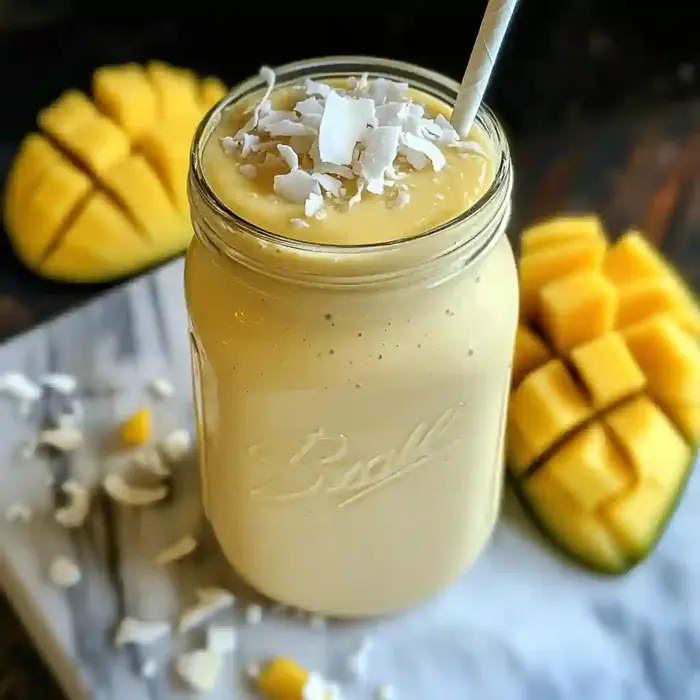 Healthy Mango Protein Smoothie Recipe