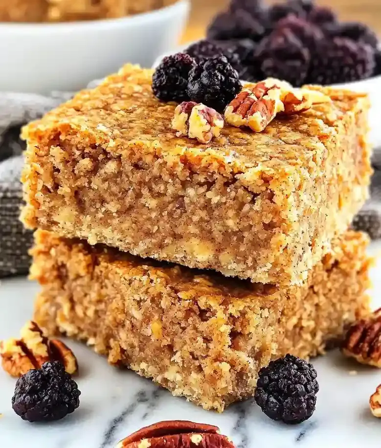Healthy Maple Cinnamon Oatmeal Bars