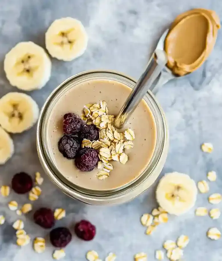 Healthy Oatmeal Smoothie With Banana