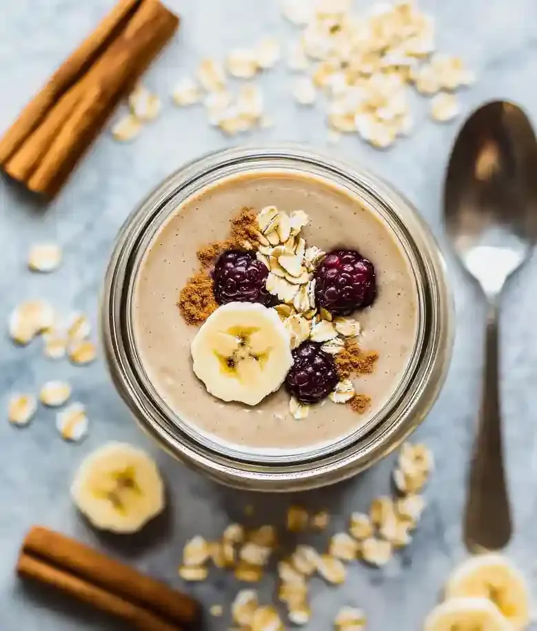 Healthy Oatmeal Smoothie With Banana