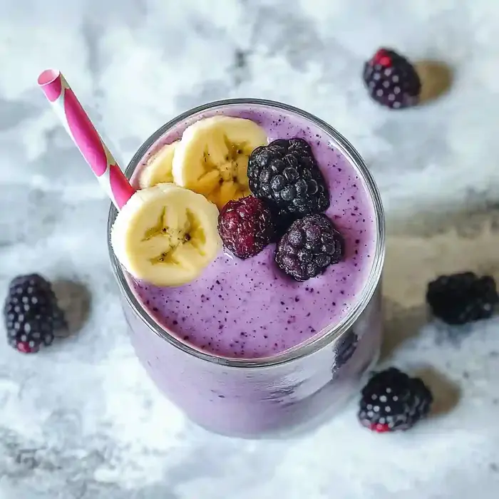 High Protein Tofu Berry Smoothie