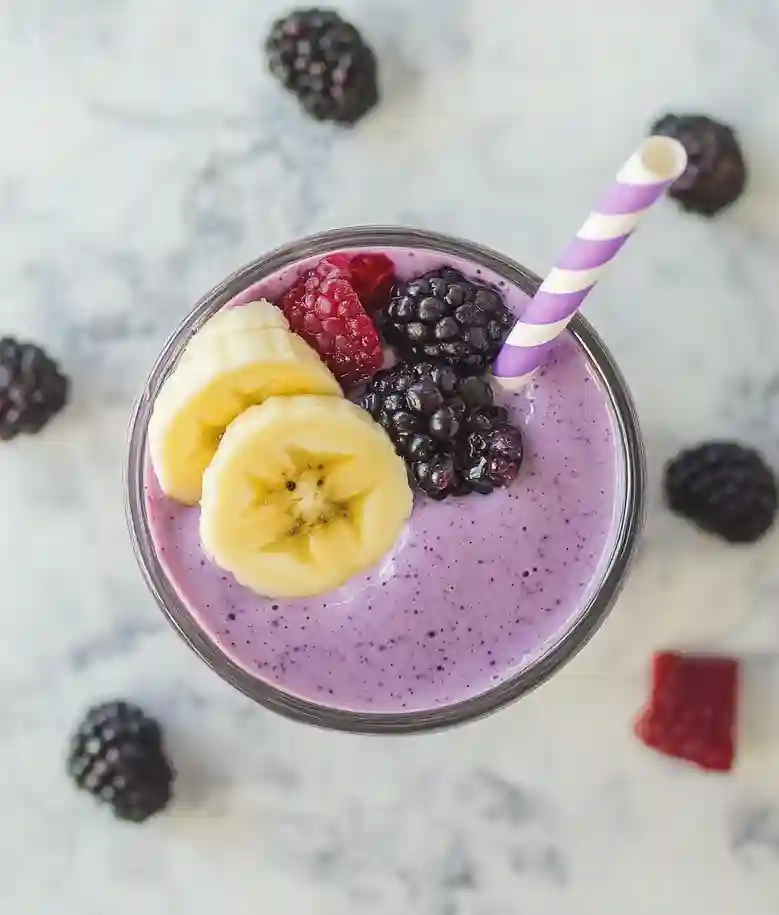 High Protein Tofu Berry Smoothie