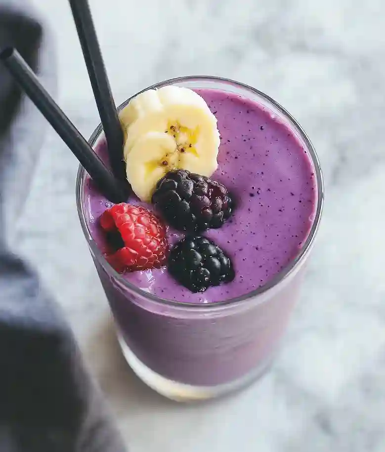 High Protein Tofu Berry Smoothie