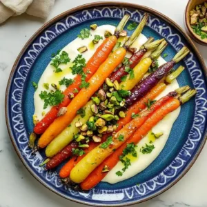 Honey Roasted Carrots With Feta