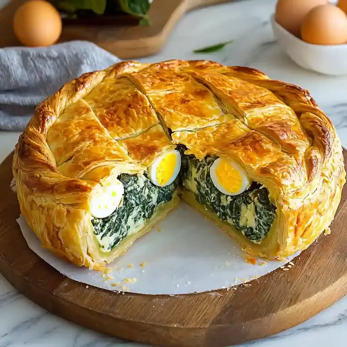 Italian Savory Easter Pie Recipe