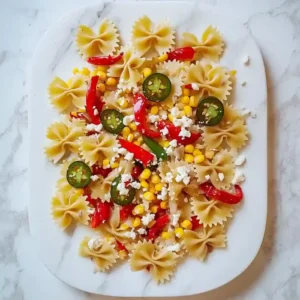 Jalapeno Sweet Corn Pasta Salad