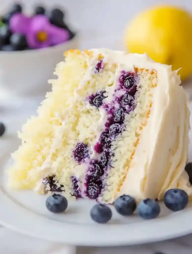 Lemon Blueberry Cake Recipe