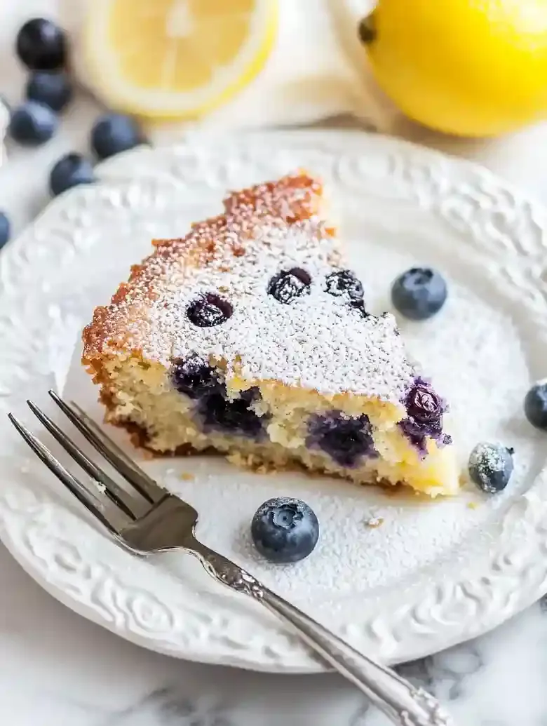 Lemon Blueberry Ricotta Cake Recipe