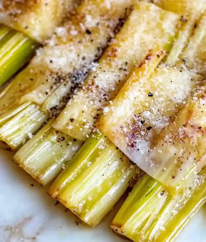 Parmesan Braised Leeks Recipe