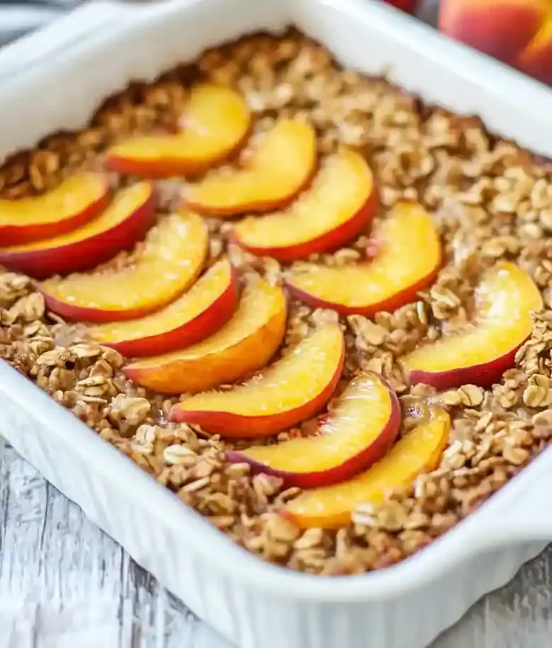 Peach Baked Oatmeal Recipe
