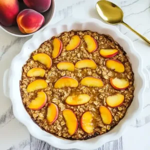 Peach Baked Oatmeal Recipe