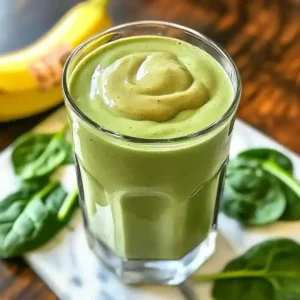 Peanut Butter Banana Spinach Smoothie