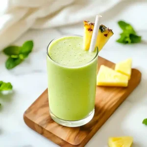 Pineapple Mint Smoothie Recipe