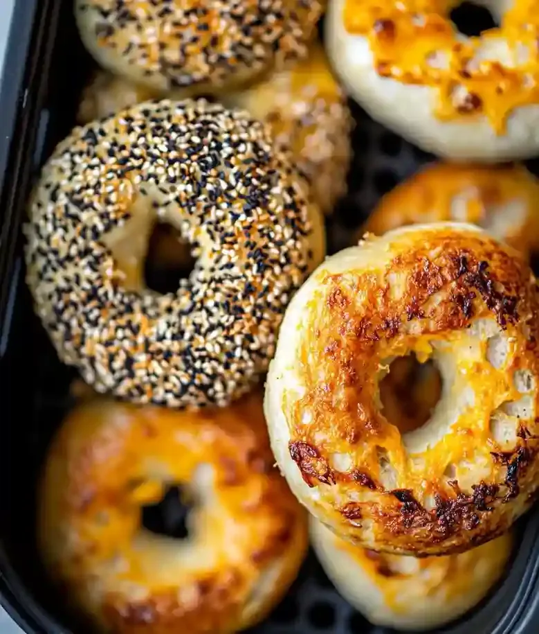 Quick Air Fryer Bagels Recipe